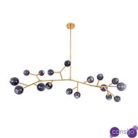 Потолочный дизайнерский светильник Last Night Branche by Damien Langlois-Meurinne (синие плафоны)