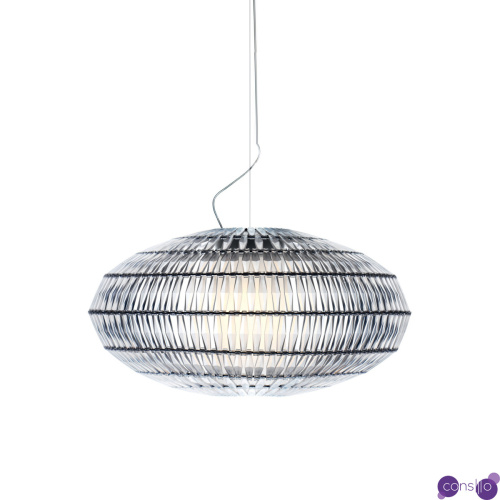 Подвесной дизайнерский светильник Tropico Ellipse by Foscarini (прозрачный)