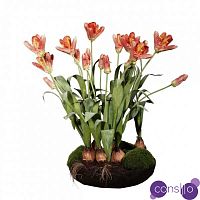 Декоративный искусственный цветок Orange Tulips