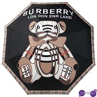Зонт раскладной BURBERRY дизайн 005 Черный цвет