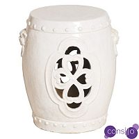 Керамический табурет Clover Garden Stool - White