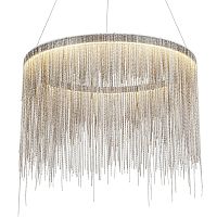 Подвесная кольцевая люстра с металлическими цепочками Fringe Chain Horizontal Ring Light