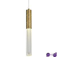 Подвесной светильник латунь Dew Drops Tube Brass Hanging Lamp
