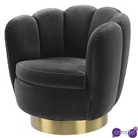Кресло Eichholtz Swivel Chair Mirage dark grey