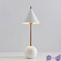 Настольная лампа CLEO ball white designed by Kelly Wearstler