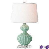 Настольная лампа Loraine Green Table lamp