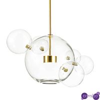 Подвесной светильник Transparent Bubble Pendant Gold 5