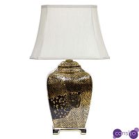 Настольная лампа Leopard Table lamp black and gold