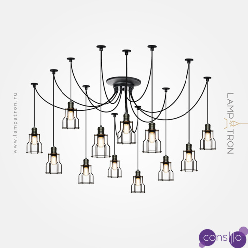 Люстра Паук Люстра Паук. Серия U. 12 ламп. Люстра Паук Люстра Паук. Серия U. 12 ламп.