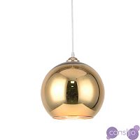Подвесной светильник GOLD mirror shade modern pendant designed by Tom Dixon