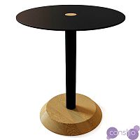 Приставной столик круглый черный Rondo