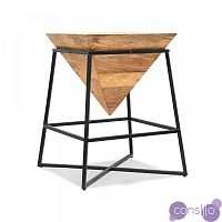 Приставной столик дизайнерский деревянный 50 см Самтал Манго