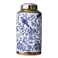 Вазы Ceramic Oriental Blue Ornament Birds Vases