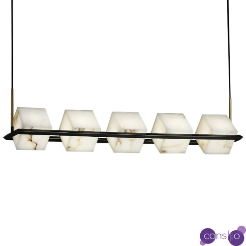 Люстра Marble Cubes Modern Light Chandelier 5 плафонов