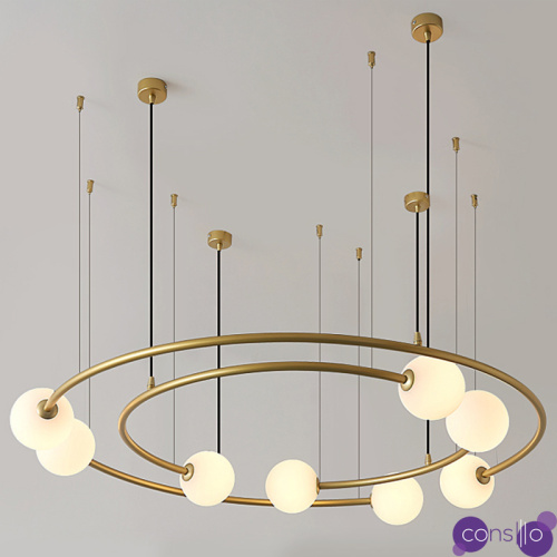 Люстра PLANETARY Ring Gold
