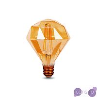 Лампочка Amber LED E27 5W тёплый белый свет