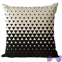 Декоративная подушка Black and White Pattern #7