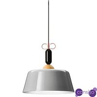 Подвесной дизайнерский светильник Bon Ton N3E1 by YUUE Design Studio (серый)