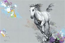 Картина маслом Сказочная лошадь