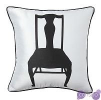Подушка с изображением стула Chair White