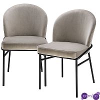 Комплект из двух стульев Eichholtz Dining Chair Willis Set of 2 greige