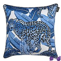 Подушка Pillow Indigo leopard