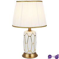Настольная лампа с абажуром Fiorella Table Lamp White