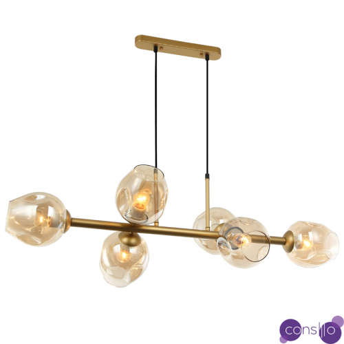 Люстра Branching Bubble Chandelier Line Gold