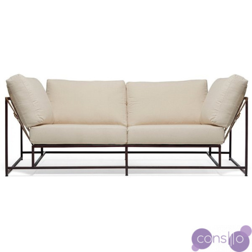 Двухместный диван Canvas & Copper Two Seat Sofa designed by Stephen Kenn and Simon Miller in 2014