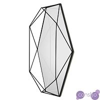 Зеркало декоративное настенное черное Prisma