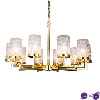 Люстра Kelly Gold с Рельефным Стеклом