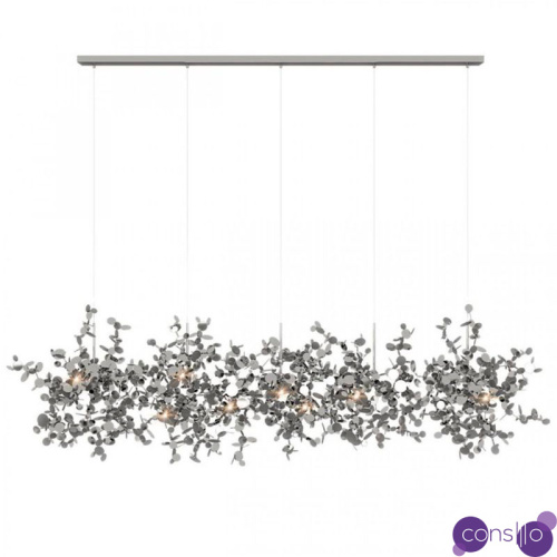 Люстра Terzani Argent Suspension Linear Silver длина 150 см