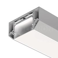 Профиль для светодиодной ленты под натяжной потолок LeDron АВД-4662 White