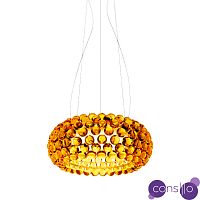 Подвесной дизайнерский светильник CABOCHE media by Foscarini (янтарный)