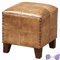 Пуф Leather Cube Puff