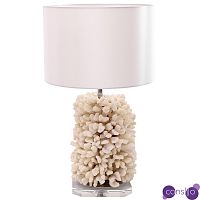 Настольная лампа Beige Coral Table Lamp с абажуром