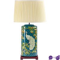 Настольная лампа White Peacock Lampshade