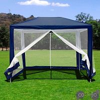 Садовый шатер с сеткой Лира-3 Blue (2х3)