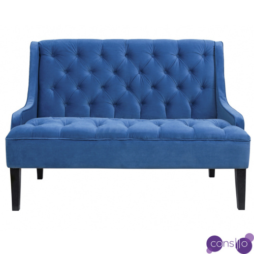 Диван Folket Sofa velour blue