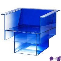Дизайнерское Кресло Null Blue Glass Clear Armchair by Studio Buzao