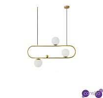 Подвесной дизайнерский светильник (золотой, плафона)Azille by Light Room