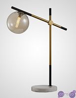 Минималистская настольная лампа со стеклянным плафоном DOMINGO TAB
