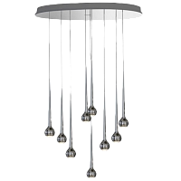 Подвесной светильник Tobias Grau Falling Water 6,9 designed by Tobias Grau