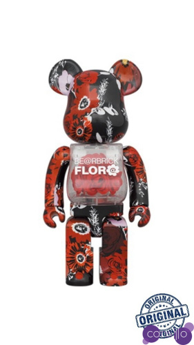 Bearbrick Flor@ 400% (28cm)