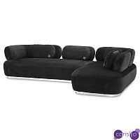 Диван Philipp Plein Sofa Signature Lounge Чёрный