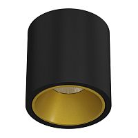 Светильник накладной RINBOK Black/Gold Ledron не поворотный LED