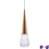 Подвесной светильник капля Acrylic Droplet Gold Hanging Lamp