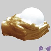 Бра Glowing Ball In The Gold Hands