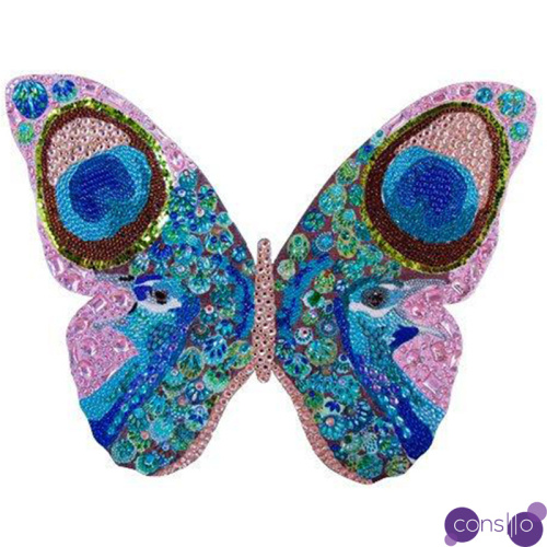 Картина “Peacock Bedazzled Butterfly Cut Out”