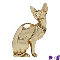 Статуэтка золотая кошка Sphinx Cat